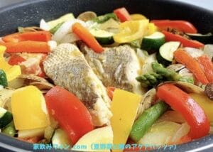 夏野菜と鯛のアクアパッツァ_001
